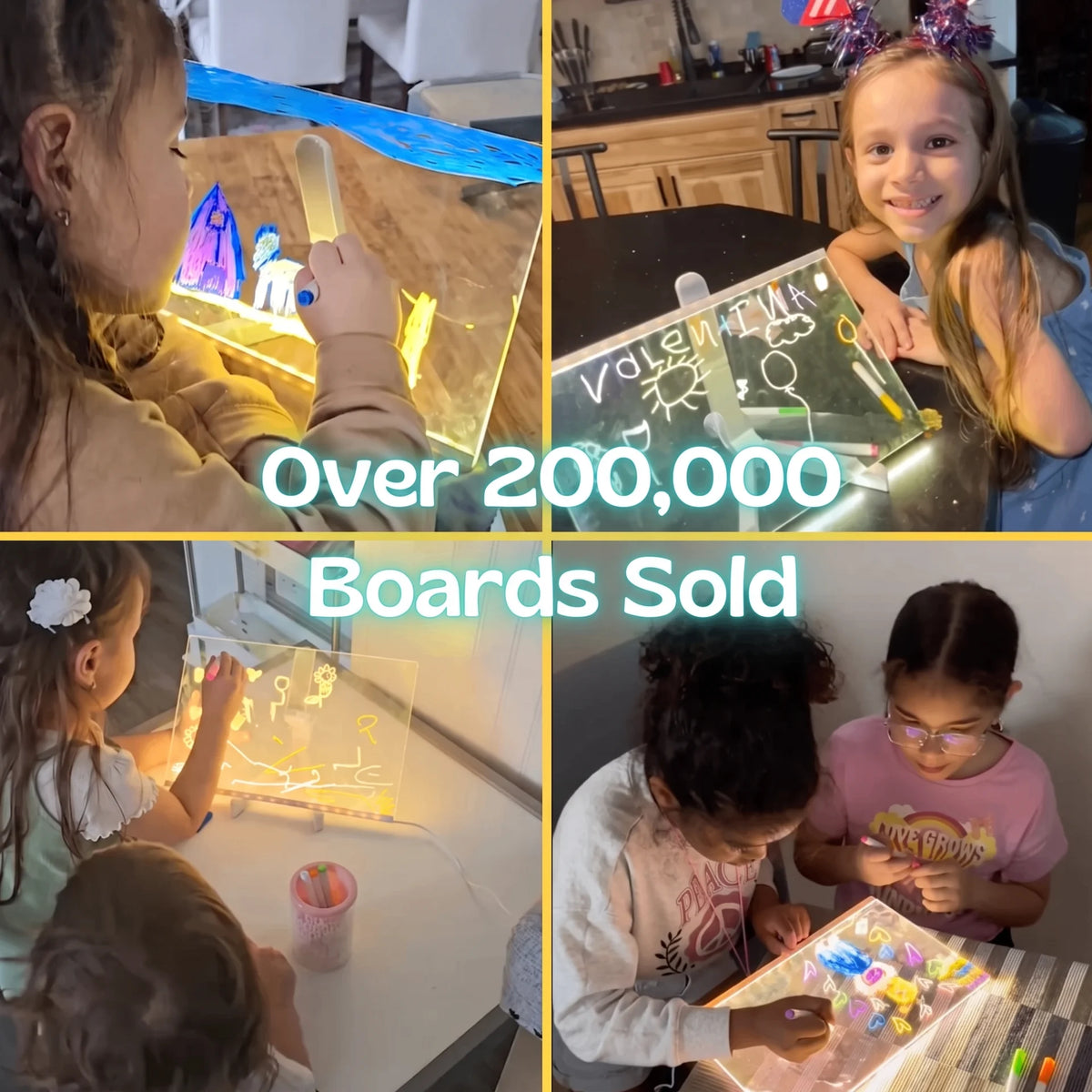 LED Drawing Board for Kids